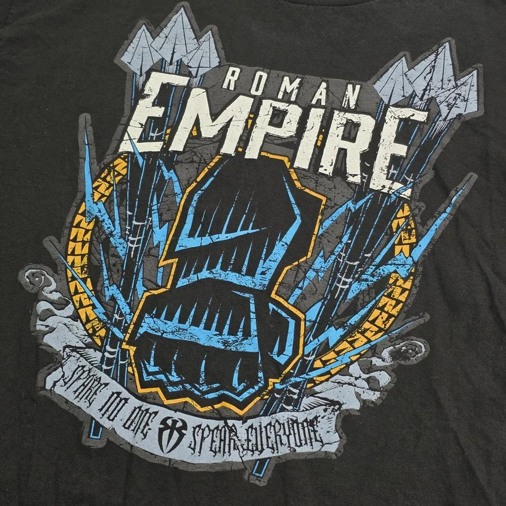 WWE Roman Reigns Roman Empire Spare No One‎ Spare Everyone T-Shirt Men's Sz XL